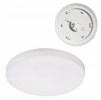 Hermetyczna Lampa Sufitowa LED Plafon 24W Biała Neutralna 28cm 2400lm