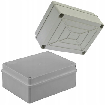 Puszka instalacyjna natynkowa hermetyczna Szara IP65 190x140x70