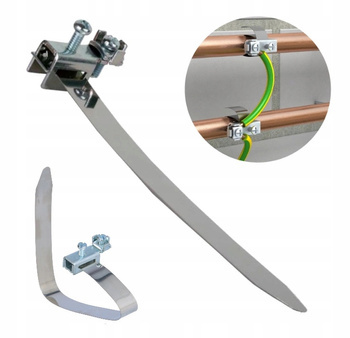 Opaska Uziemiająca Obejma 1/8-4 Cala Dł. 428mm