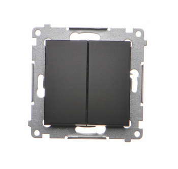 SIMON 54 Włącznik Schodowy Podświetlany CZARNY MAT