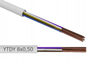 ZAMEL Przewód Kabel YTDY 8x0,5 Alarm Domofonowy