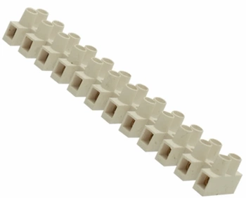 Listwa Zaciskowa PS 12 Torowa Biała 12x2,5mm