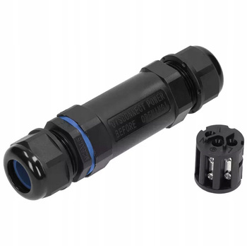 Złącze Kablowe Konektor Żeński Prosty M25 3x6mm2