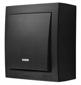 SIMON AquaClick Włącznik Pojedynczy Podświetlany