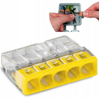 WAGO Szybkozłączka Złączka 5x0,5-2,5mm Kostka 1szt