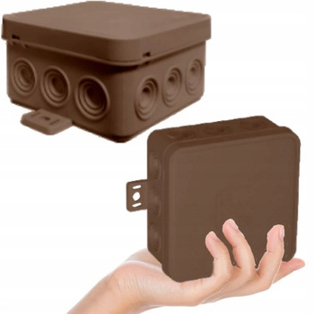 Puszka Natynkowa Hermetyczna 100x100 Klik V7 Brąz