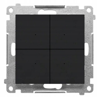 Simon 55 GO Kontroler CONTROL Sterowany WIFI Podtynkowy Czarny MAT