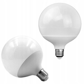 Żarówka LED Duży Gwint E27 Duża Kula 25W Mocna Zimne Światło 6500K