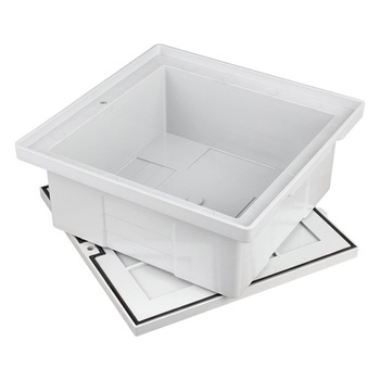 Studzienka ziemna odgromowa Skrzynka Gruntowa Płytka Szary 80mm