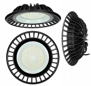 Oprawa LED HighBay HORIN 100W 9000lm IP65 Czarna