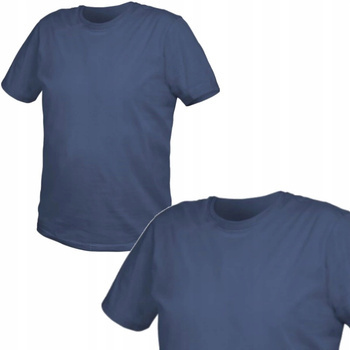 HOEGERT T-shirt Koszulka Bawełniana Granatowa Uniwersalna Męska S (48)