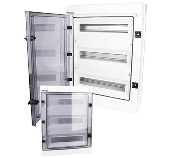 Rozdzielnica Hermetyczna Natynkowa Biała Listwy Zaciskowe TH35 3x18 IP65