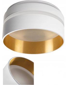 KANLUX Oczko Sufitowe LED Pierścień Oprawa Halogenowa GU10 10W Biało Złota