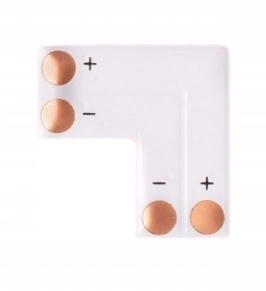 Złączka LED MONO 10 mm kątowa do taśm LED EcoLight
