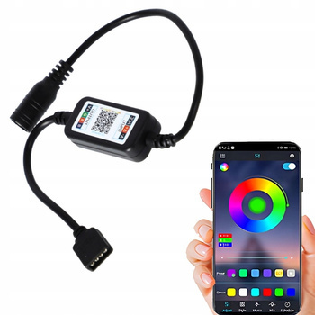Sterownik LED RGB BLUETOOTH Kontroler Do Taśm LED 6A 72W 12V