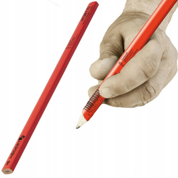 HOEGERT Ołówek Budowlany Stolarski Do Drewna Twardość HB 250 mm 1szt