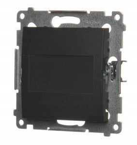 SIMON 54 Zaślepka Ramki z Mostkiem CZARNY MAT