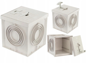 Studzienka gruntowa kontrolno-pomiarowa mała IP44 Szara