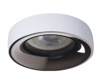 KANLUX Oprawa Sufitowa Oczko ELNIS Pierścień 10W Biały - Antracyt