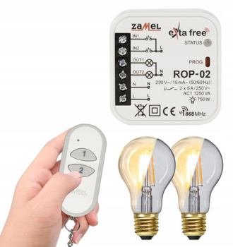 Radiowy odbiornik dopuszkowy 2-kanało ROP-02 ZAMEL