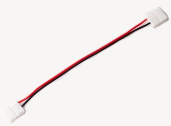 Złączka LED do Taśm MONO 10 mm Dwustronna z Przewodem 10 cm IP20