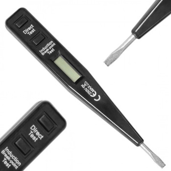 Elektryczny Próbnik Tester Napięcia Prądu 5w1 Test Obecności Indukcja