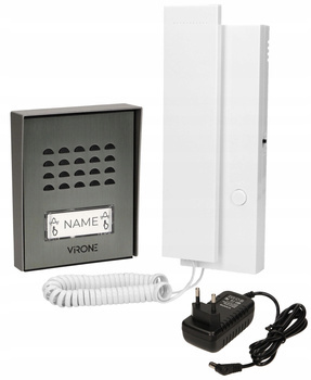 Domofon Jednorodzinny LUPI Przewodowy Furtka Unifon Słuchawka Natynkowy