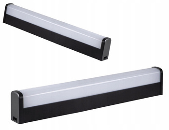 Lampa Ścienna LED AKVO IP44 15W Biała Neutralna 60cm Czarna 15W  4000K