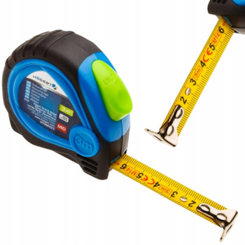 Miara Zwijana Miarka Metrówka Stalowa Z Nylonem Selflock Z Blokadą 3mx16mm