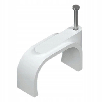 AKS Uchwyt Kablowy UKP 6 FLOP 6mm 25szt Płaski