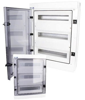 Rozdzielnica Hermetyczna Natynkowa z zamkiem Listwy Zaciskowe TH35 IP65