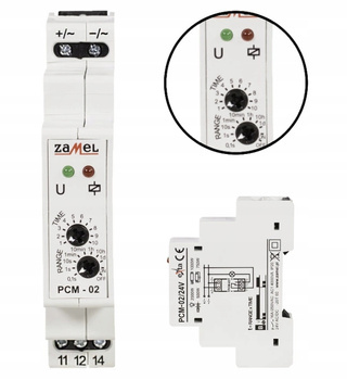 ZAMEL Przekaźnik Czasowy Awersyjny 24V PCM-02/24V