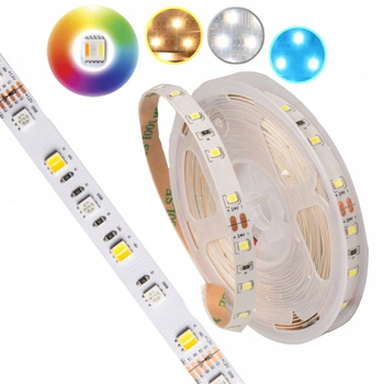 Taśma LED 72W 12V RGB+CCT Wielokolorowa 5 metrów