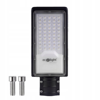 Lampa Uliczna LED Zewnętrzna Ogrodowa 50W 4500lm 5000K Wodoodporna Mocna