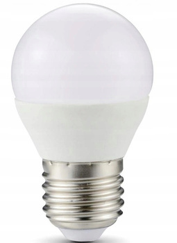 Żarówka LED Ledowa Kulka E27 5W Barwa Biała Ciepła G45