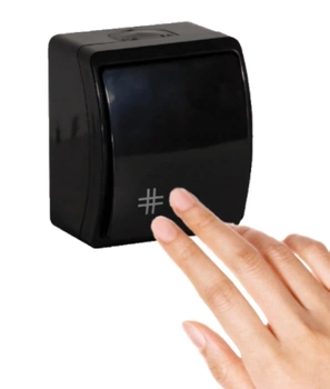 VIPLAST Włącznik Hermetyczny Łącznik Krzyżowy Natynkowy Czarny IP44