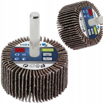 HOEGERT Ściernica Listkowa Trzpieniowa na wiertarkę 40x20 mm Gradacja 100