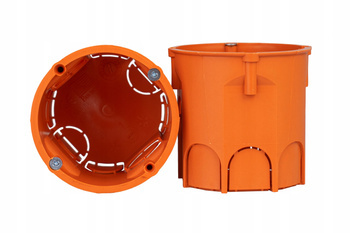 Puszka podtynkowa głęboka PK60 Lux z wkrętami