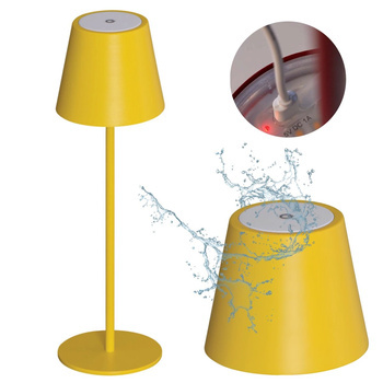 Lampka Stołowa Bezprzewodowa INITA LED IP54 WW Żółty