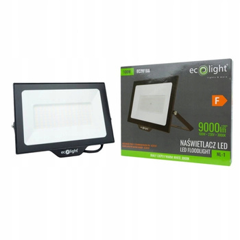 EcoLight Naświetlacz LED Zewnętrzny Wewnętrzny Halogen 100W 3000K do Garażu