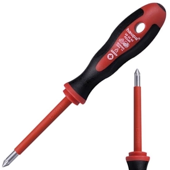 Haupa Śrubokręt Krzyżakowy 2K VDE Pz1 Izolacja 1000V