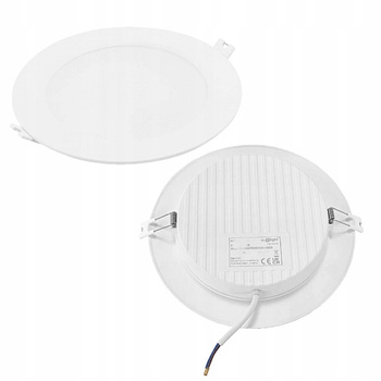 Lampa LED Oprawka Wpuszczana Podtynkowa Okrągła Oczko 12W 4000K Neutralne