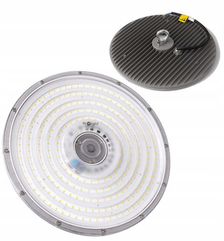 Lampa LED High Bay Oprawa Sufitowa 150W M10 UFO Biała Zimna PREMIUM LINE