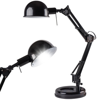 KANLUX Lampka Biurkowa Szkolna na Biurko Czarna E14 230V 10W