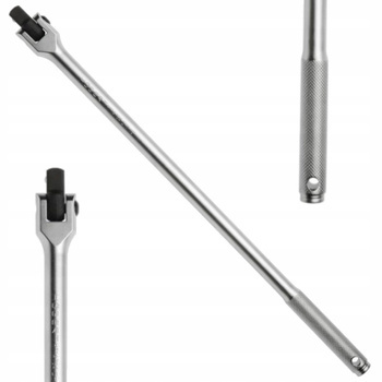 HOEGERT Pokrętło Przegubowe Łamane Uchylne Długi Do Nasadek 1/2" 457mm
