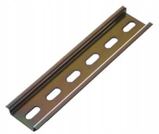 Szyna DIN TH35 Metalowa Montażowa Listwa Perforowana Typ O 1m 35mm