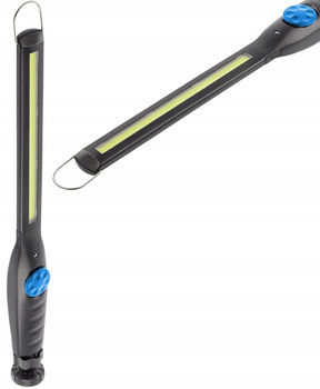 Lampa Latarka Warsztatowa LED Ręczna Ładowana USB 2000 mAh 400lm Hoegert