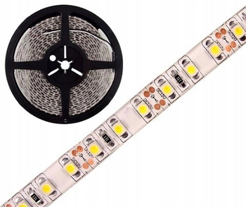 Taśma LED LEDOWA 5m Wodoodporna do Łazienki Barwa Ciepła 9,6W/m IP65