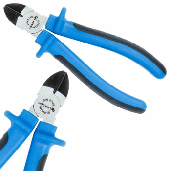 HOEGERT Szczypce Obcinaczki Cążki Tnące Boczne Do Cięcia Drutu 180 mm