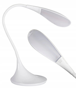 Kanlux Lampka Biurkowa LED Nocna Szkolna Stojąca FRANCO II 6,8W Biała 3000K